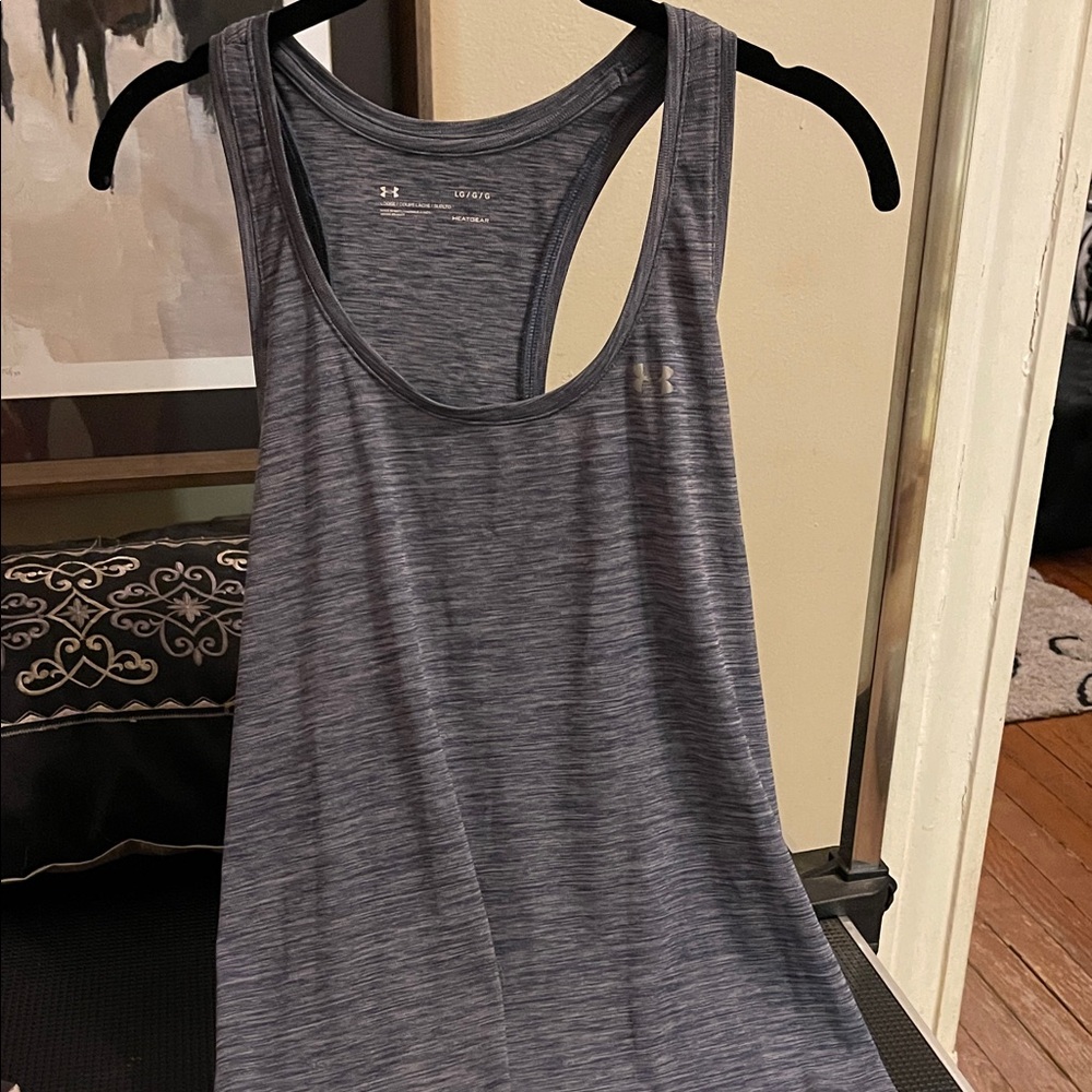 Under Armour Women's Heathered Gray Tank Top